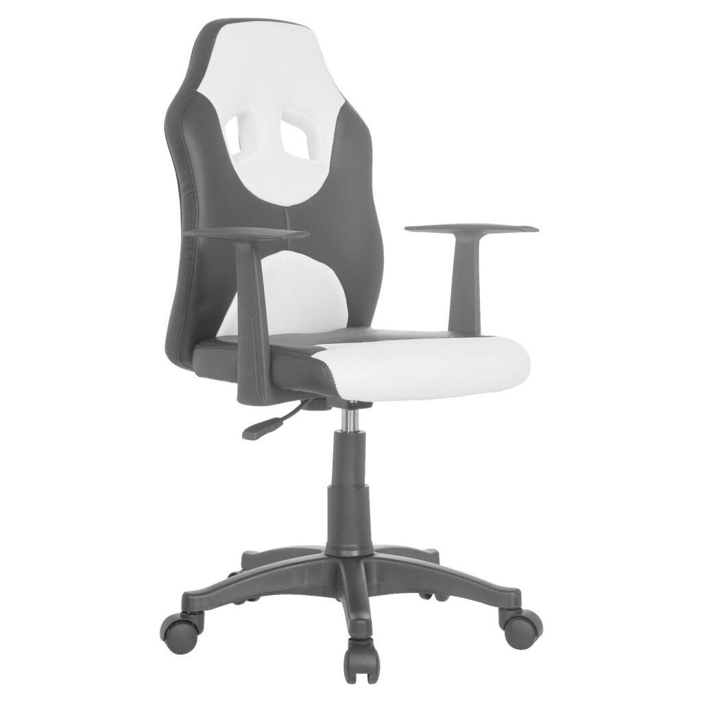 MID.YOU OTOČNÁ STOLIČKA PRE MLÁDEŽ, čierna, biela