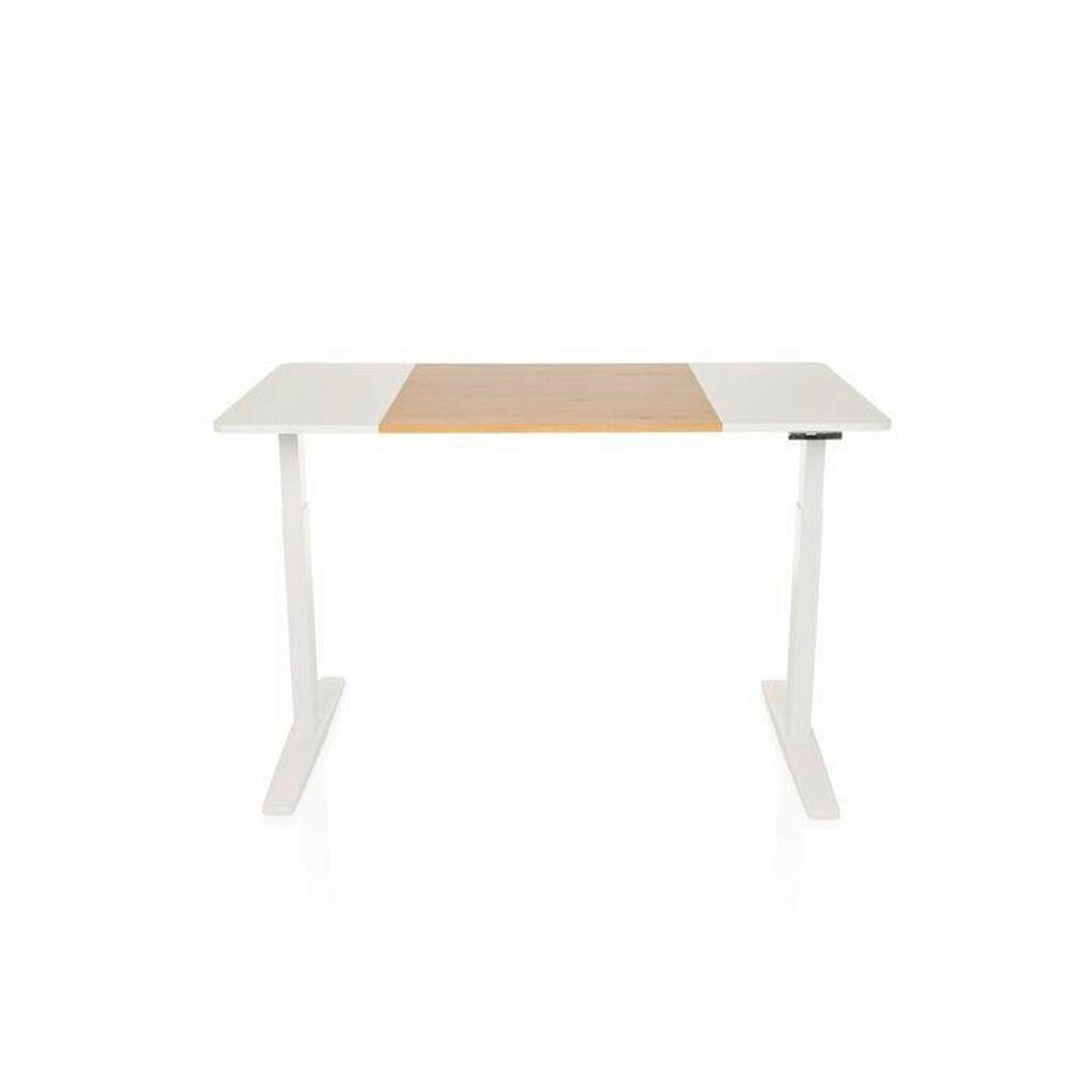 MID.YOU PÍSACÍ STÔL, biela, farba duba, 140/70/73 - 118 cm