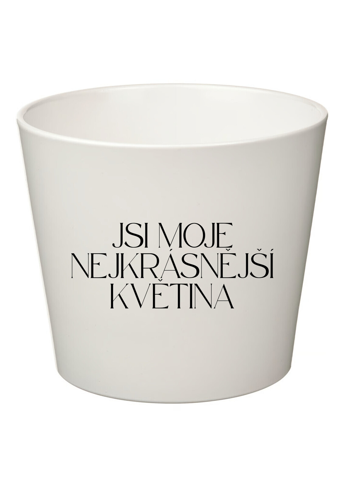 JSI MOJE NEJKRÁSNĚJŠÍ KVĚTINA - malý květináč
