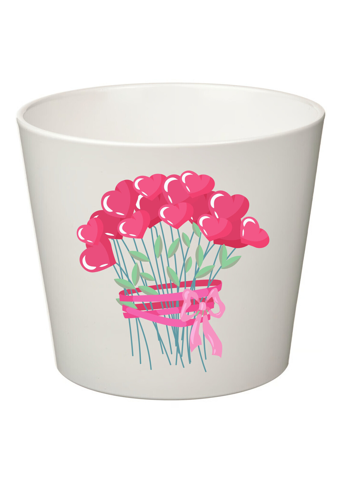 SRDÍČKOVÁ KYTICE - velký květináč