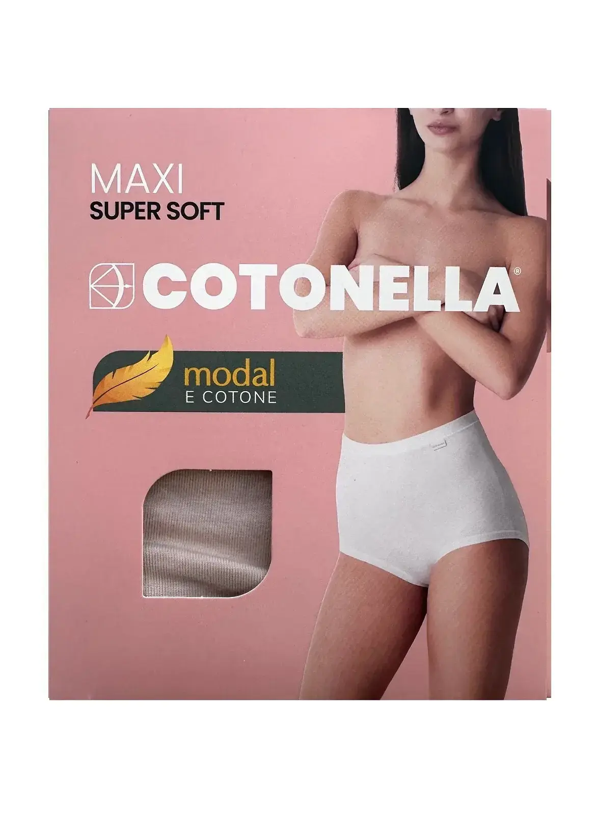 Nohavičky Cotonella ADD08 Maxi Modal M-3XL BIANCO XXL