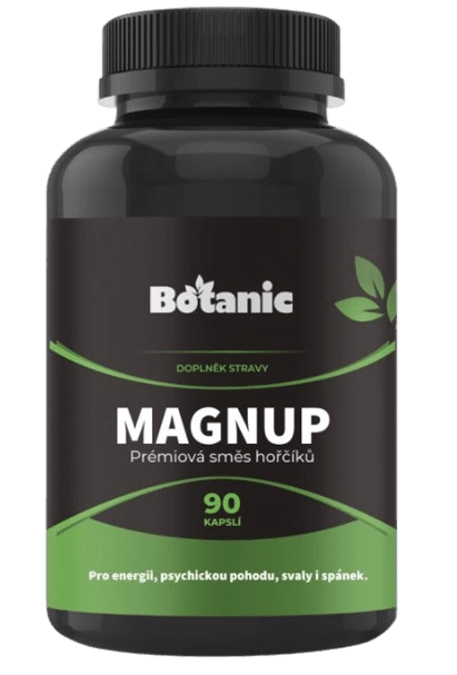 BOTANIC MagnUp - Prémiová zmes horčíkov 90 kapsúl