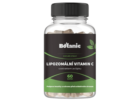 BOTANIC Lipozomálny vitamín C s extraktom šípku 60 kapsúl