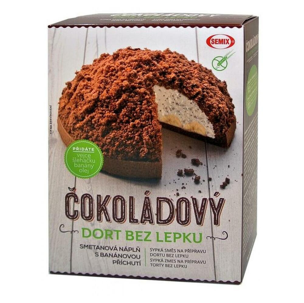 SEMIX Čokoládová torta bez lepku 430 g