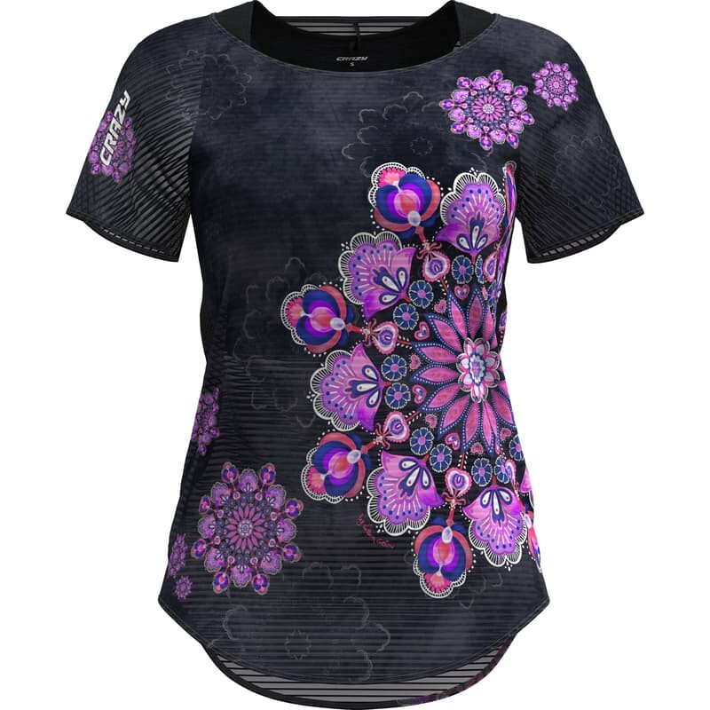 Dámske bežecké tričko Crazy Idea SHIRT SLASH