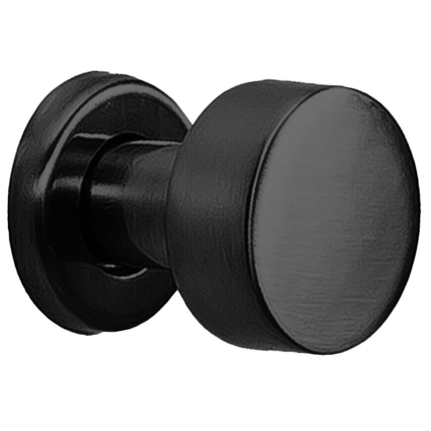 Nábytkový gombík Ring čierny mat