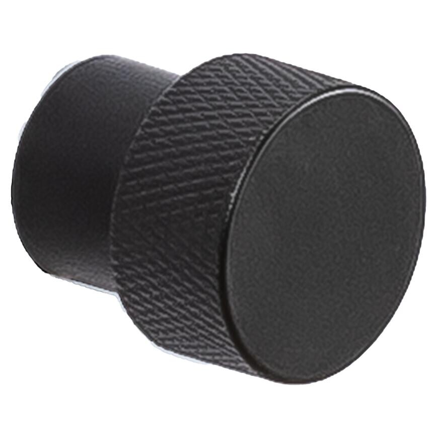 Nábytkový gombík Struckture čierny mat