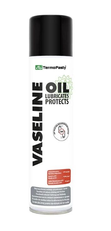 Bezfarebný vazelínový olej v spreji - 300 ml