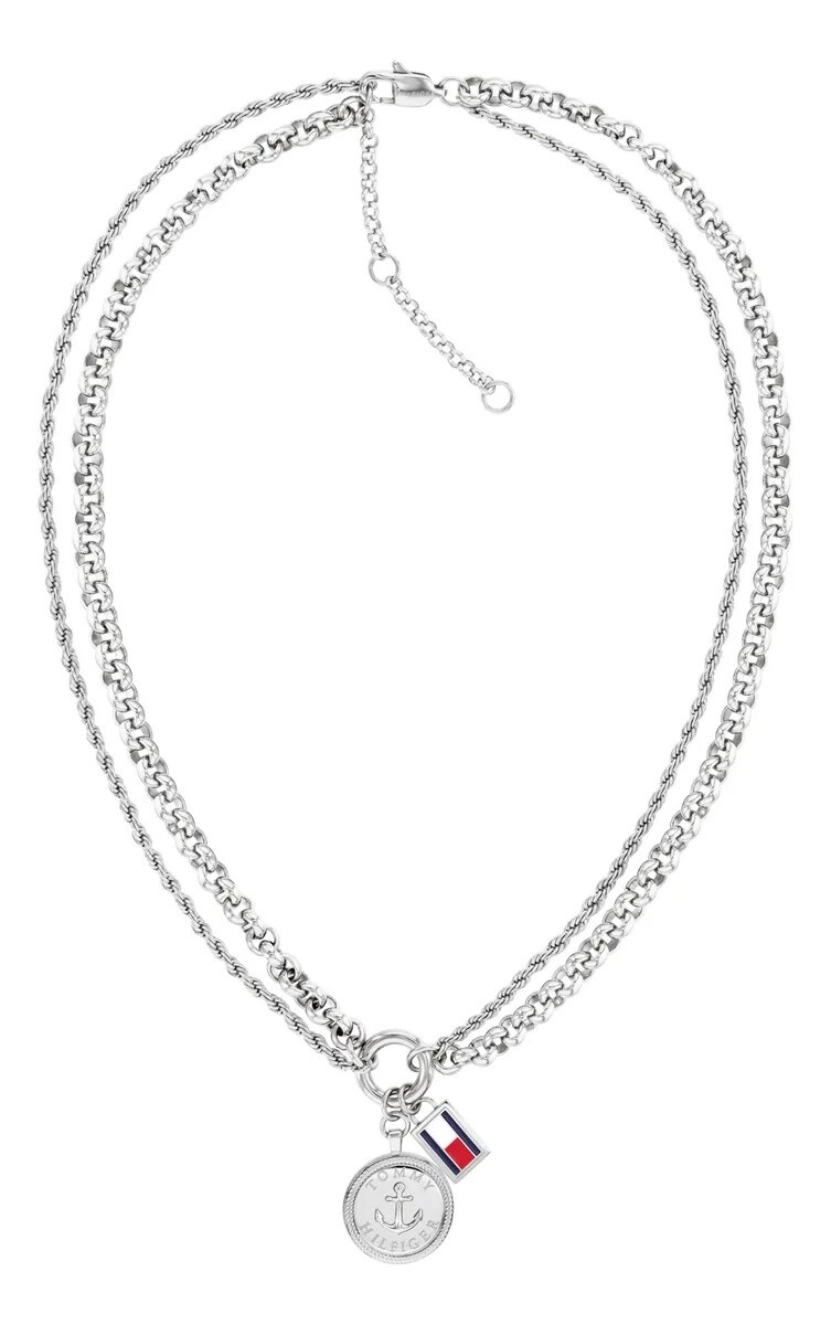 Tommy Hilfiger Úchvatný dvojitý náhrdelník Nautical Charms 2781023