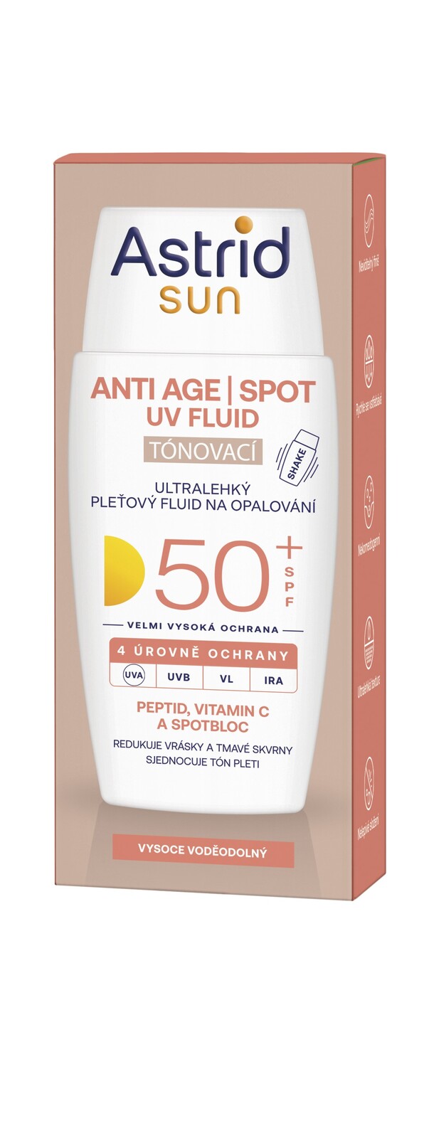 Astrid Tónovací pleťový fluid SPF 50+ Sun 50 ml