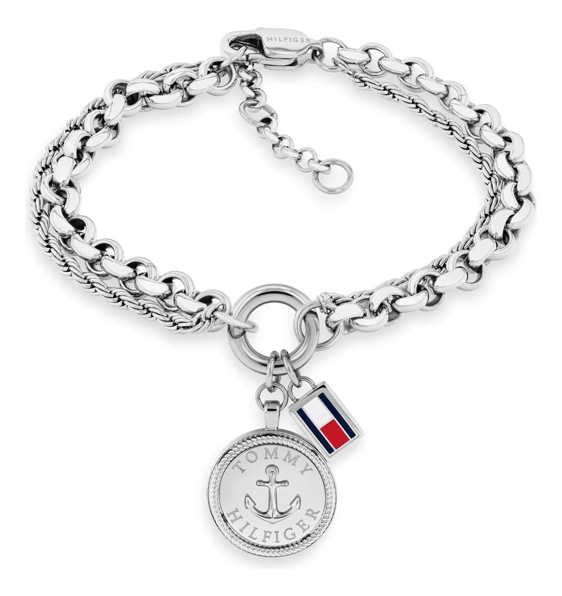 Tommy Hilfiger Nadčasový oceľový náramok Nautical Charms 2781024
