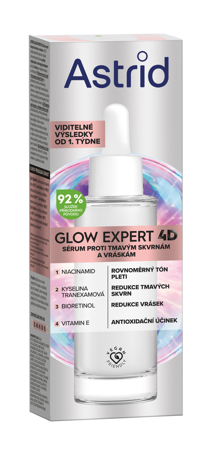 Astrid Sérum proti tmavým škvrnám a vráskam Glow Expert 30 ml