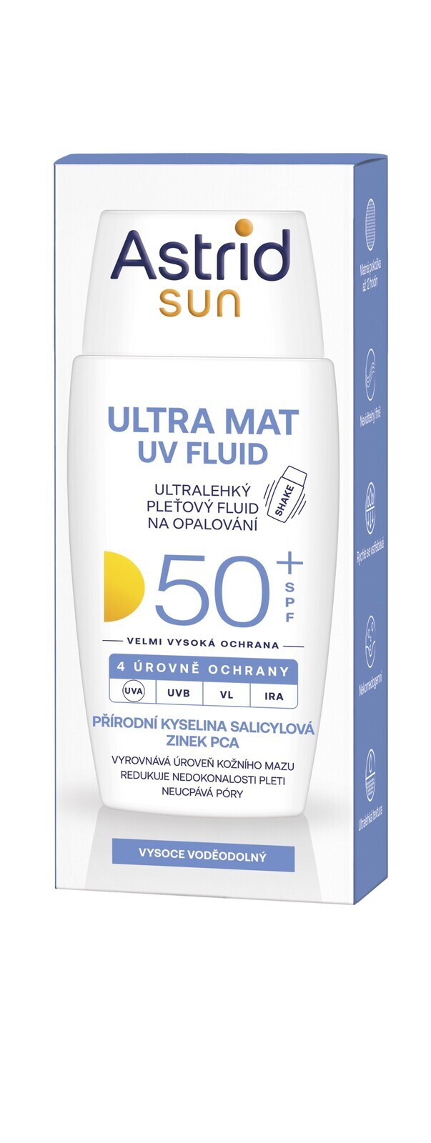 Astrid Olejový pleťový fluid SPF 50+ Sun 50 ml