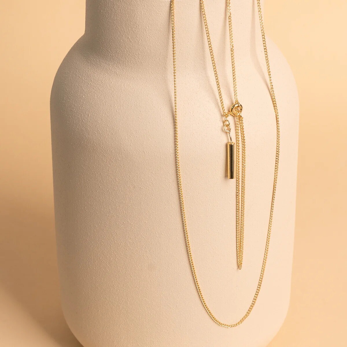 MUMMY BELL Hladká zlatá retiazka 110 cm