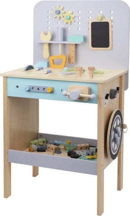 EliNeli Drevený ponk s kompresorom