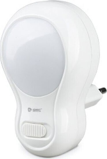 Garsaco Dizajnové nočné svetlo do zásuvky s vypínačom 1 W, GSC, studená farba svetla