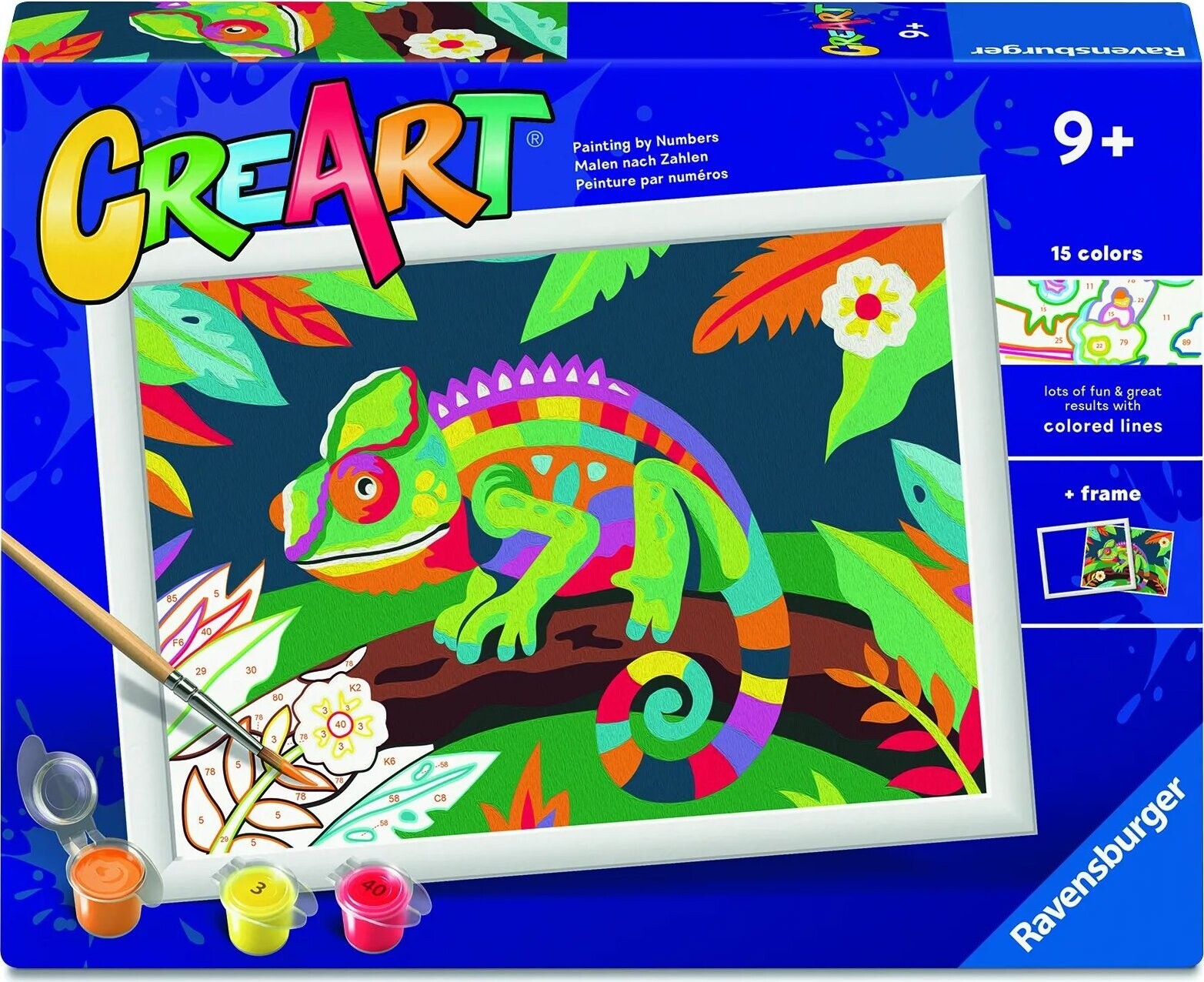 Ravensburger 120232605 CreArt Pestrý chameleón