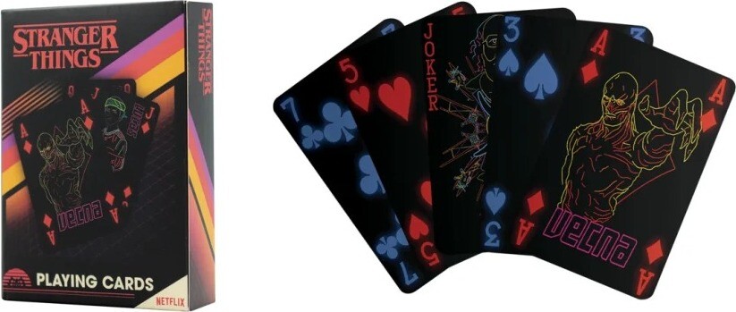 Stranger Things - hrací karty