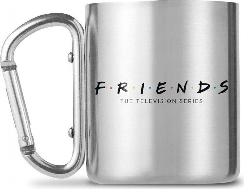 Friends – Logo – kovový hrnček s karabínou