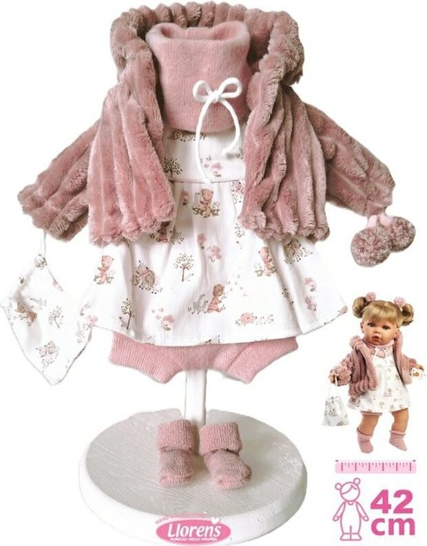 Llorens P42-408 oblečenie veľkosť 42 cm s doplnkami