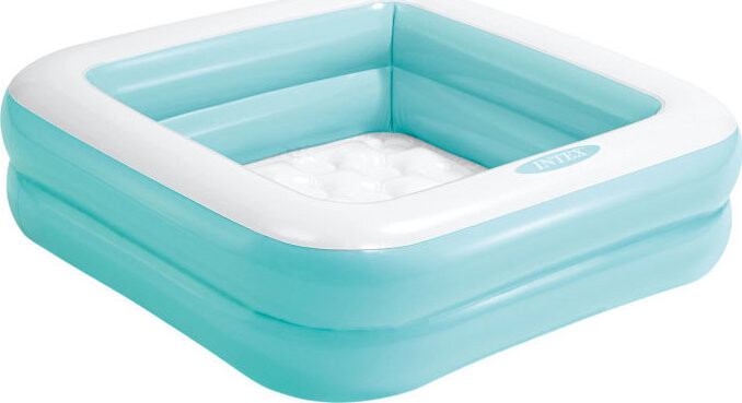 Intex 57100 Bazén nafukovací čtvercový 86 × 86 × 25 cm, modrý