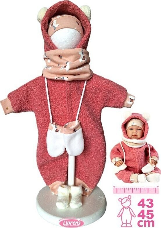 Llorens M844-001 oblečenie pre bábätko New Born veľkosť 43 – 45 cm
