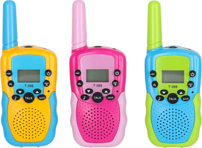 KIK KX2928 Dětské vysílačky, dosah 3 km, 3 ks
