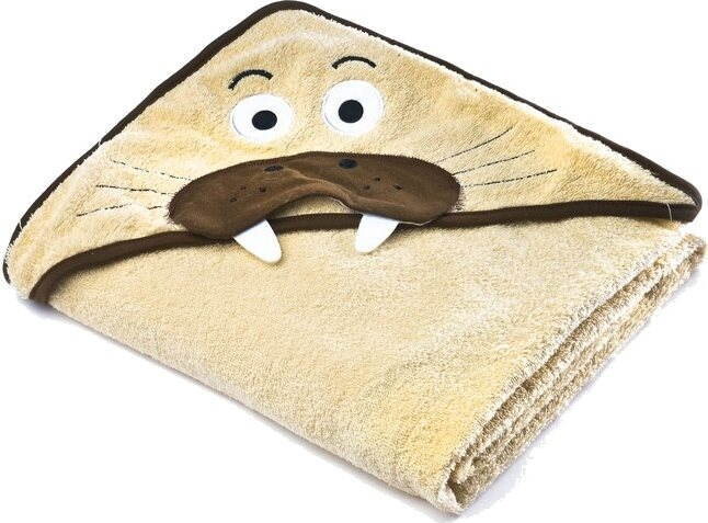 Sensillo osuška s kapucňou mrož - béžová