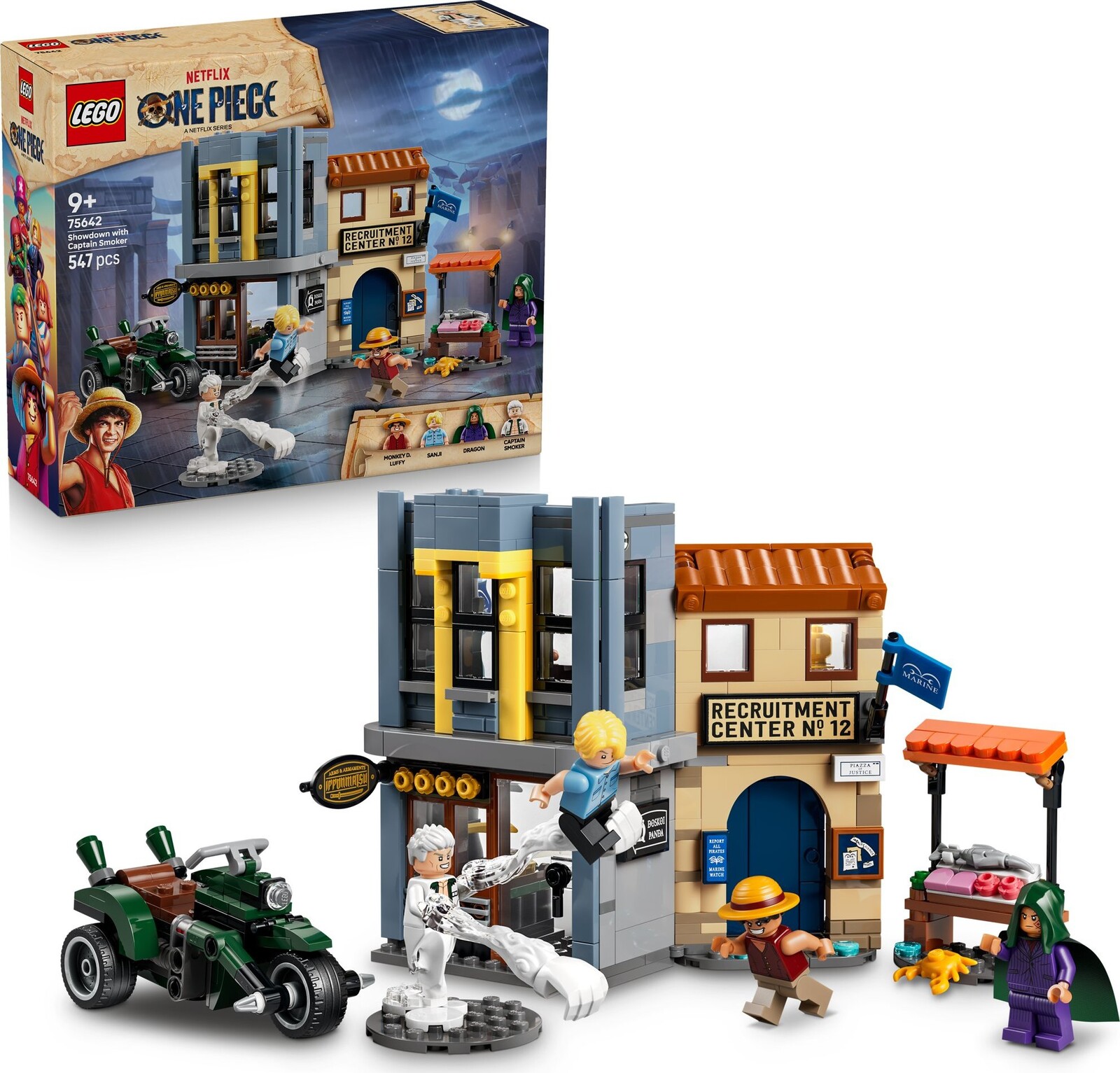 LEGO® ONE PIECE 75642 Súboj s kapitánom Smokerom