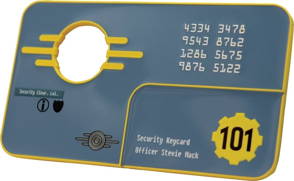 Fallout 3 - Vault 101 Security Kecard - replika bezpečnostní karty