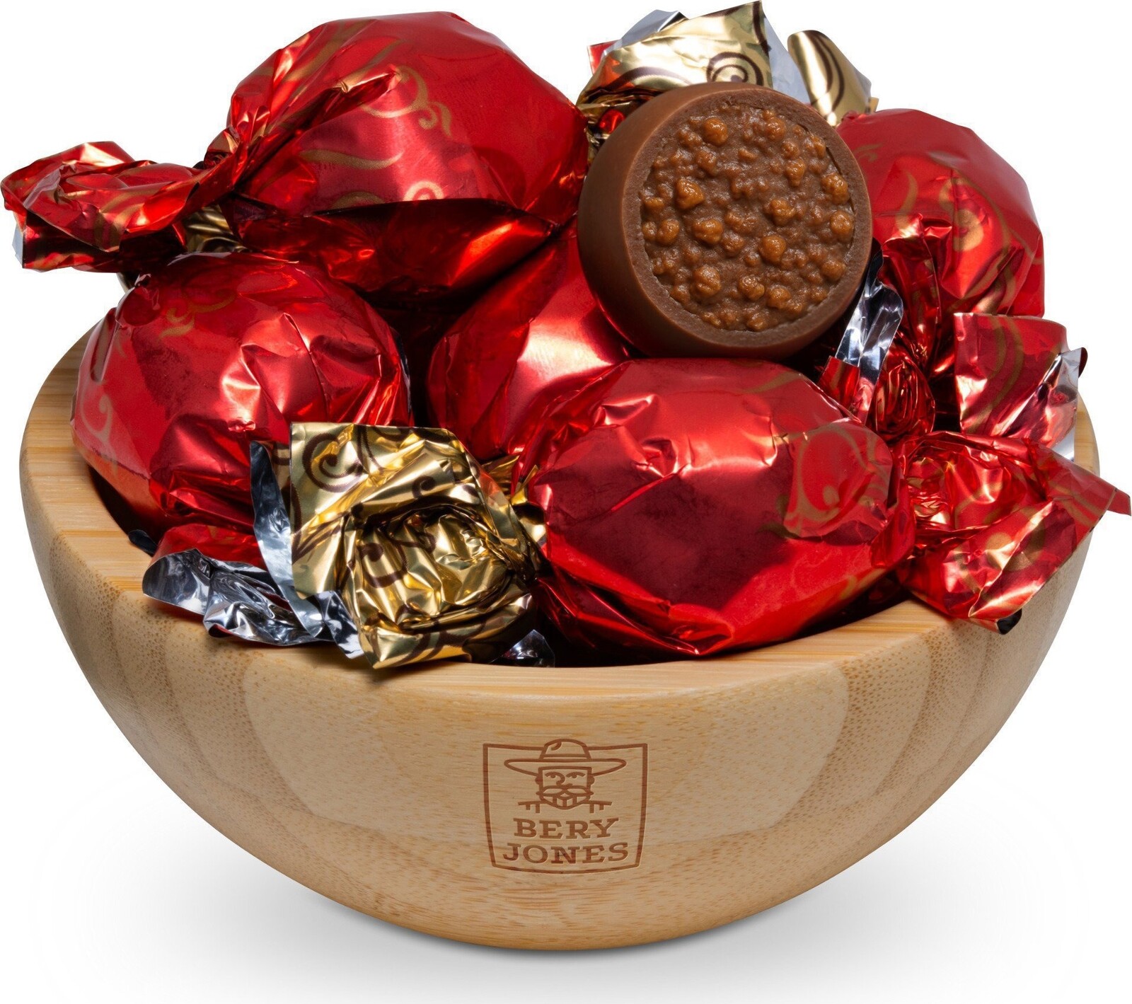 Bery Jones Pralinky mliečna čokoláda s lieskovoorieškovým krémom v tubuse 340 g