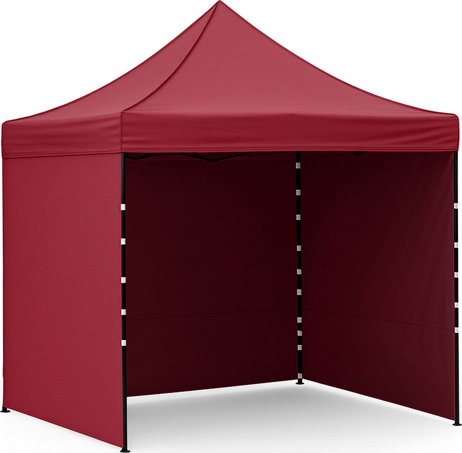 Aga – Nožnicový stánok PARTY, 3 × 3 m, vínový