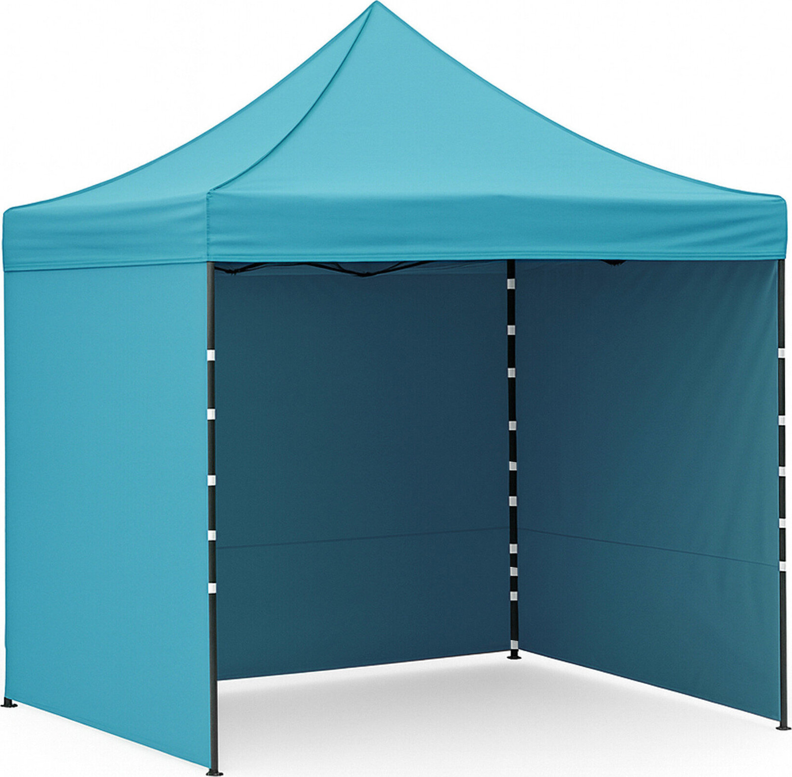 Aga – Nožnicový stánok PARTY, 3 × 3 m, svetlomodrý