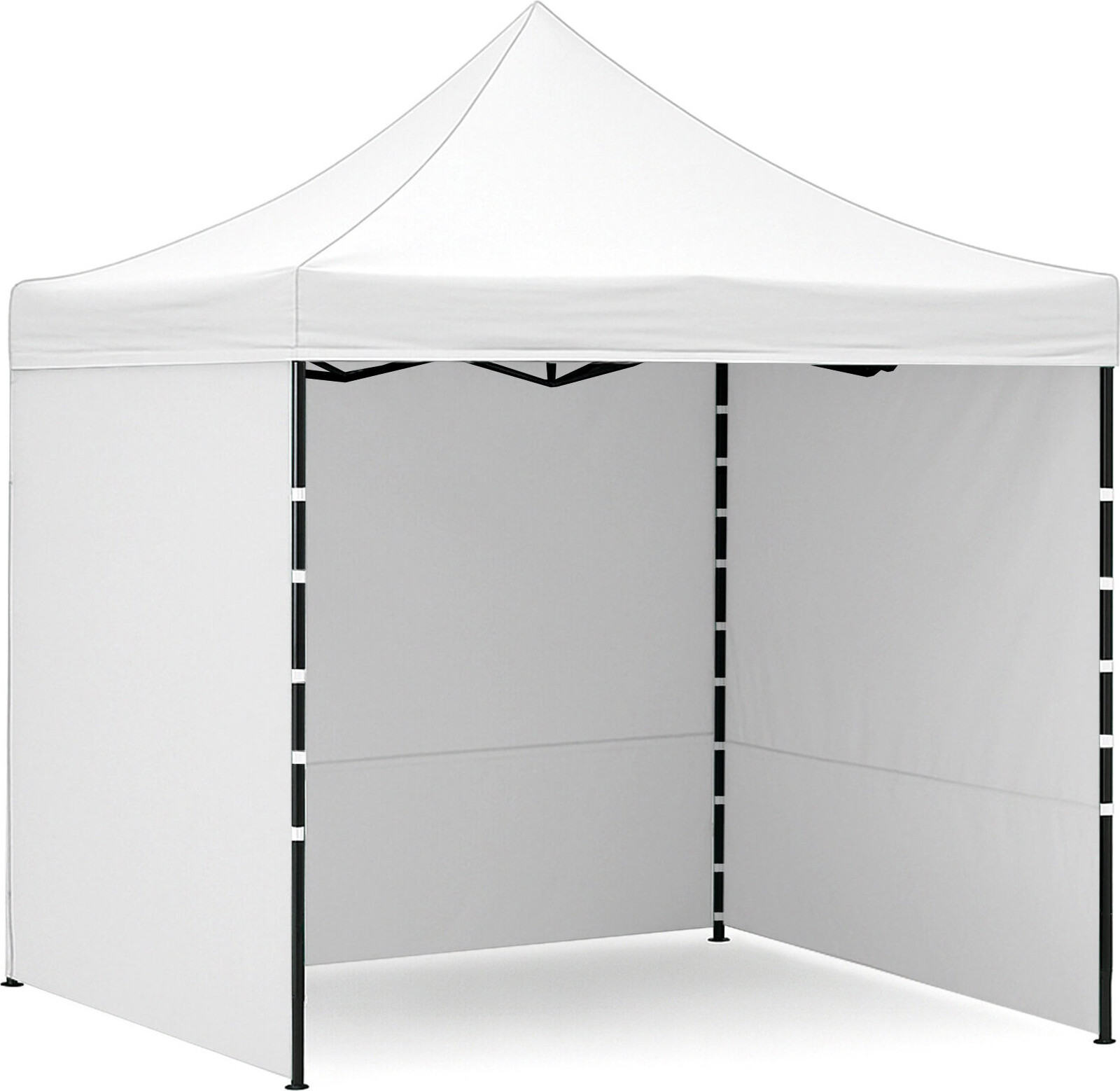 Aga – Nožnicový stánok, 3 × 3 m, biely