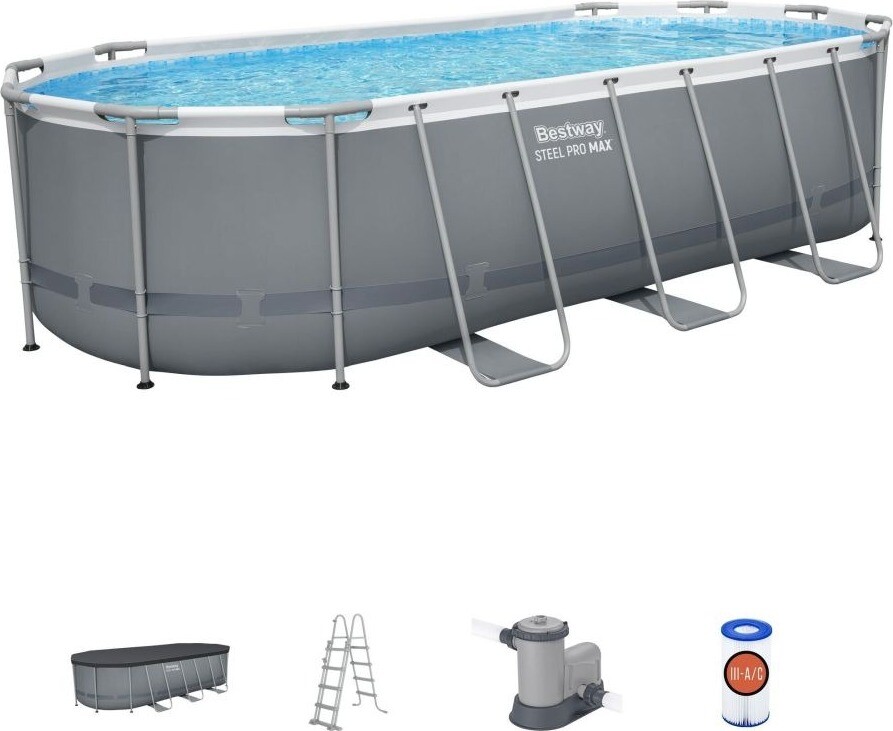 Bestway – Bazén s konštrukciou Power steel 5,49 × 2,74 × 1,22 m