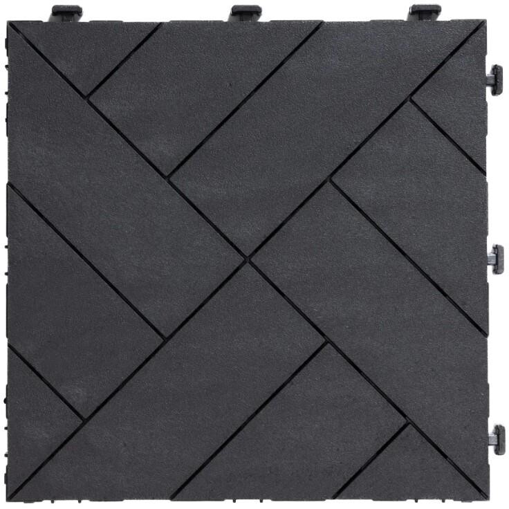 MULTY HOME Dlaždice ARISTA 30 × 30 cm, antracit, gumová