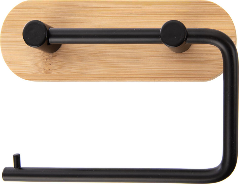 ORION Držiak toaletného papiera Radka bambus/kov nalepovací