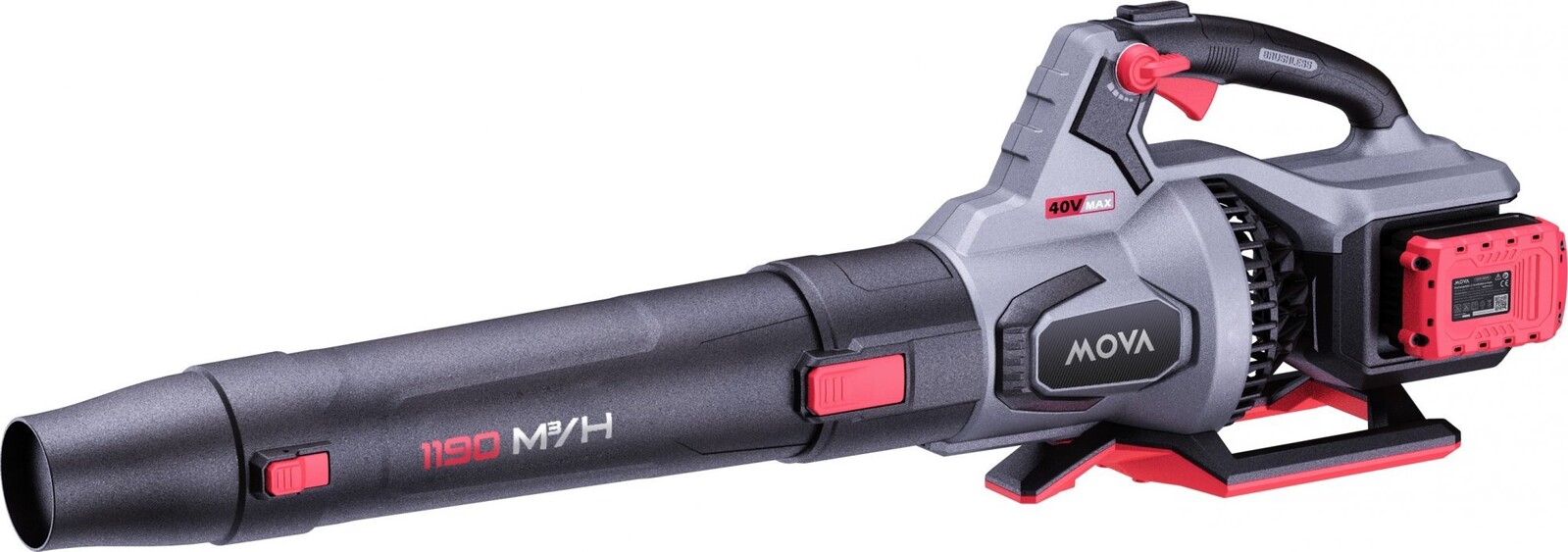 MOVA Fukár na lístie AKU 40 V, súprava (2× 2 Ah)