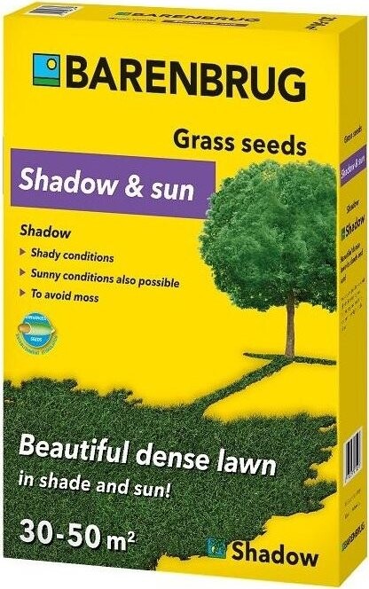 BARENBRUG Trávna zmes SHADOW & SUN, 1 kg
