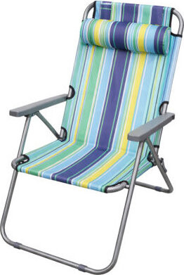Verk 14643 Turistické skládací křeslo s nastavitelným opěradlem a polštářem