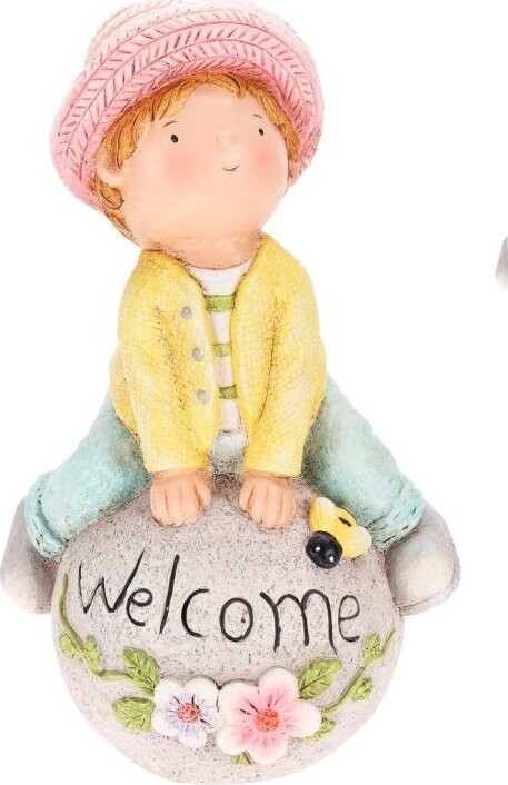 Igotrend Welcome děvče/chlapec sedící 411097