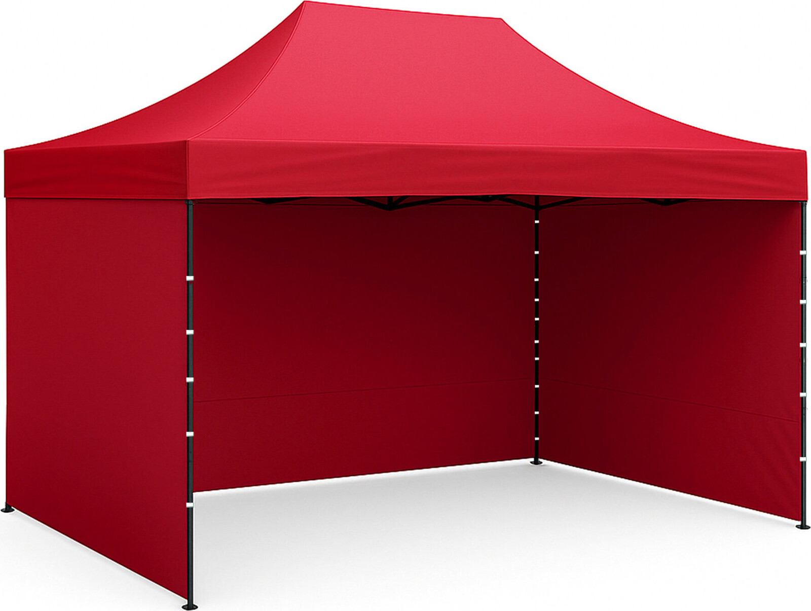 Aga – Nožnicový stánok, 3 × 4,5 m, červený