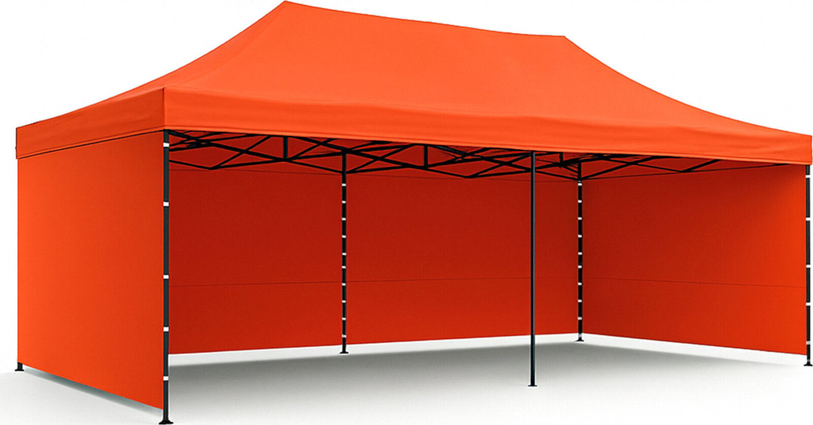 Aga – Nožnicový stánok PARTY, 3 × 6 m, oranžový