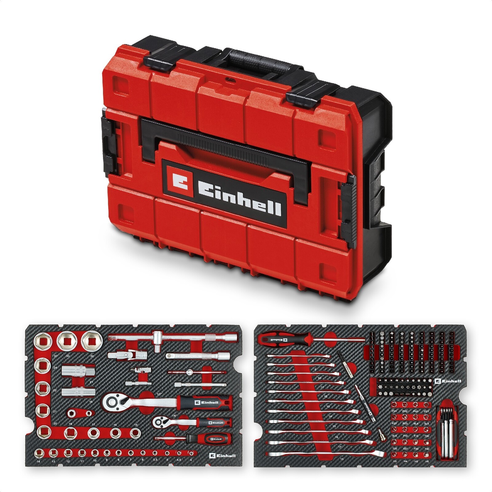 EINHELL E-Case Gola, sada zmiešaná 201 ks, 49370513
