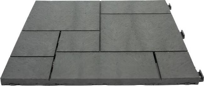 MULTY HOME Dlaždice STONE MOSAIC 30 × 30 cm, sivá, gumová