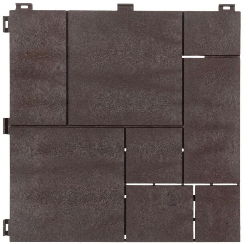 MULTY HOME – Dlaždice STONE MOSAIC 30 × 30 cm, hnedá, gumová