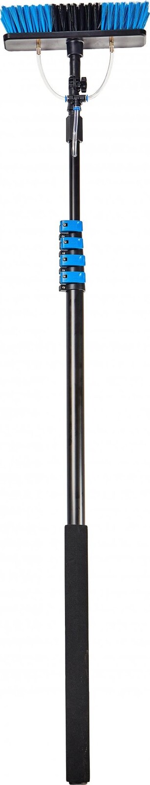 Heissner Teleskopická čistiaca kefa na solárne panely s prípojkou vody, dĺžka 460 cm