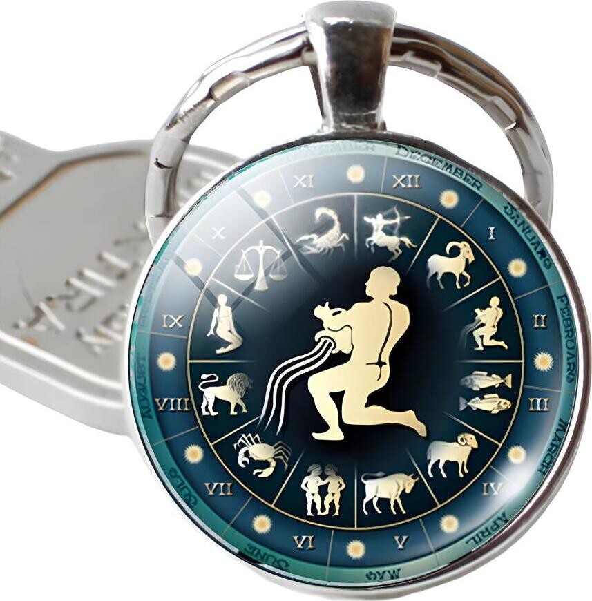 Gaira Prívesok na kľúče Zodiac 30803 Vodnár