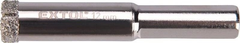 EXTOL PREMIUM korunka vykružovacia diamantová na sklo a keramiku, priemer 12 mm, 8801980