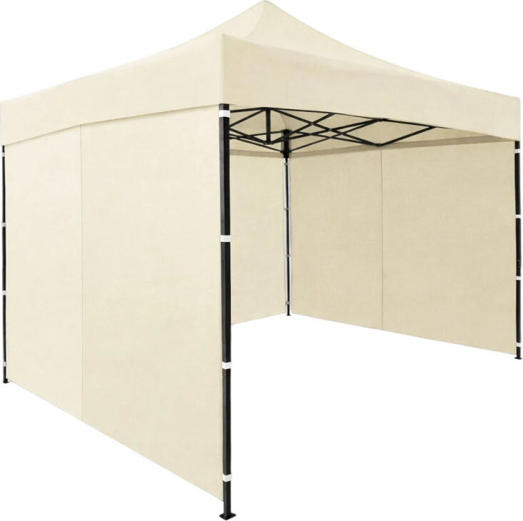 MultiGarden PAW-FGA-3X3-3 Zahradní samorozkládací párty stan 3 × 3 m, béžový